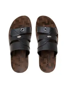 Khadim's Black Casual Slip On Sandal for Men (4731486)