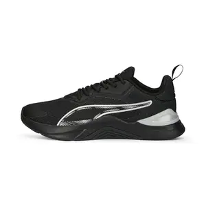 Puma Womens Infusion WN's Black-Silver Training Shoe - 5UK (37811501)