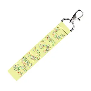 ISEE 360® Music Notes Quotes Lanyard Bag Tag with Swivel Lobster for Gift Luggage Bags Backpack Laptop Bags Students Employees L X H 5 X 0.8 INCH