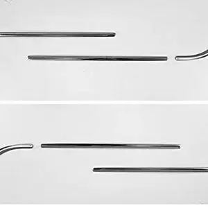 Speedwav Car Window Trim Chrome Stainless Steel, for Kia Sonet, Set of 8 Pcs