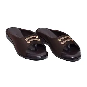 Posh Walk - Doctor Slipper Mules provides exceptional orthopedic easy to the feet, allowing for a more comfortable relaxed and effortless walking experience Brown (BROWN, UK Footwear Size System, Adult, Women, Numeric, Medium, 8)