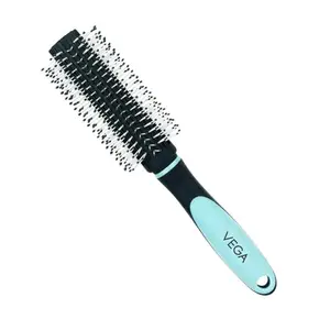 Vega Round Hair Brush (India's No.1* Hair Brush Brand) For Adding Curls, Volume & Waves In Hairs| Men and Women| All Hair Types (E22-RB)