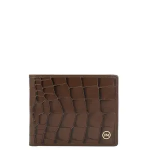 Da Milano RFID Protected Leather Wallet for Men with Card Slot - Brown