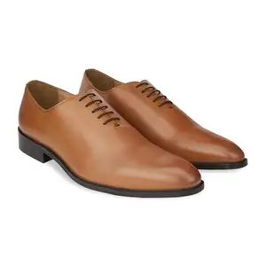 HATS OFF ACCESSORIES Men Genuine Leather Formal Oxfords Tan