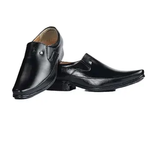 Unibond Collections - Men's Classic Formals Black (Black, UK Footwear Size System, Adult, Men, Numeric, Medium, 9)