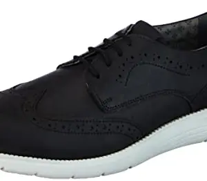 Lee Cooper Men's LC4499D Leather Casual Shoes_Black_10UK