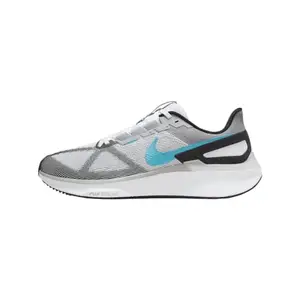 NIKE AIR Zoom Structure 25-White/Gamma Blue-Black-HOT LAVA-DJ7883-109-8UK