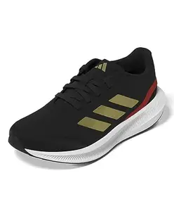 Adidas Men Textile RUNFALCON 3.0 Running Shoe CBLACK/Goldmt/BETSCA (UK-11)