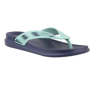 WELCOME PURE-102 Women's Slippers/FlipFlops Lightweight Super Flexible Arch Support Durable Anti Skid & Stylish Dailywear Slippers/FlipFlops for Women W-PURE-102-NVY_6