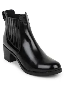 ELLE women Boots,Black,UK-4