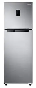 Samsung 322L 2 Star Inverter Frost-Free Convertible 5 In 1 Double Door Refrigerator Appliance (RT37C4522B1/HL,Black Doi 2023 Model)