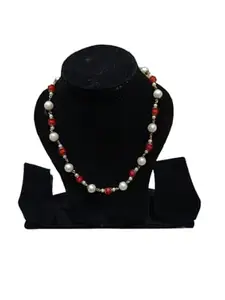 Latest Stylish Design Fancy Pearl Necklace Jewellery Set for Women