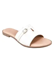 TRYME Radiant Flats Stylish Purple Silppers Comfortable Ethnic Trending Flats Sandals for Women And Girls