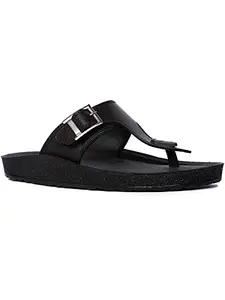 Bata Men's Slip-on Sandal - BLACK (10 UK) (8716253)