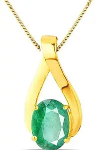 Kirti Sales GEMS 14.00 Carat Natural Emerald Panna Pendant Locket (Astrological Purpose Panna Pendant) for Men and Women