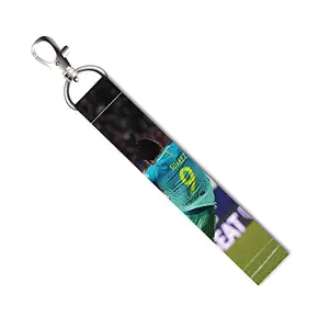 ISEE 360® Footballer Suarez Lanyard Tag with Swivel Lobster for Gift Luggage Bags Backpack Laptop Bags L X H 5 X 0.8 INCH