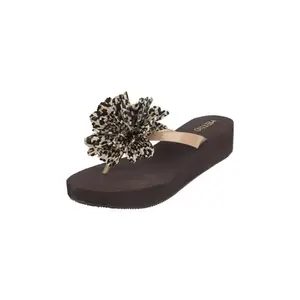 Metro Women Beige Wedge Heel Fashion Sandal UK/4 EU/37 (32-830)