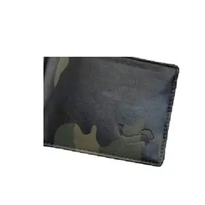 WILD EDGE Men's Wallet in Camouflage/Army Design with Snap Closure Artificial Leather Men Beige - Artificial Leather, | Smart Men's Two-Fold/Bi-Fold Wallet (Multicolor)