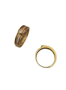Stylish Men's Designer Ring Diamond Gold Ring For Men Ring/Gold Ring||JEWELRYRING-283-25