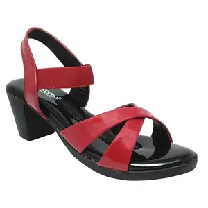 Racecourse Women Block Heel 48.435 Maroon