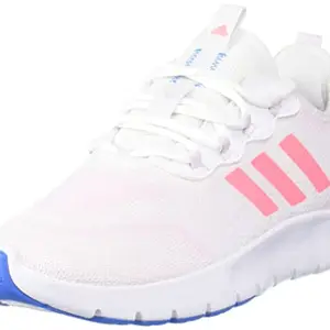 Adidas Womens Vario Sport FTWWHT/ACIRED/BLURUS Running Shoes - 4 UK (GY8591)
