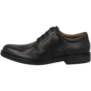 Clarks Men's Un Aldric Lace Black Leather Uniform Dress Shoe 7 UK (26132677)