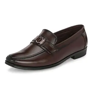 Centrino Formal Shoe for Men | Soft Cushioned Insole for All-Day Comfort | Stylish & Elegant Design | Perfect for Office, Business Casual & Formal Attire 6528-2_Brown_11