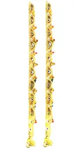 Radiant Royalty Gold-Plated Anklet/Payal Set for Women and Girls