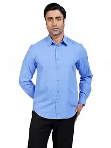 wewear Men’s Solid Full Sleeve Shirt | Modern Fit Casual Shirt for Men