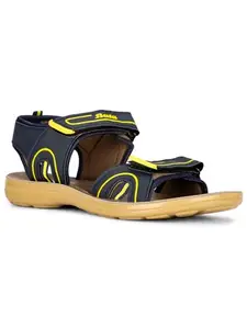 Bata Mens PU Step E Blue Sandal