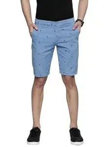 The Indian Garage Co Men Slim Fit Solid Mid-Rise Chino Shorts