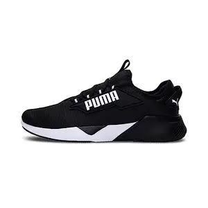 Puma Unisex Adult Retaliate 2 Black White Walking Shoe-3 Kids UK (37667601)
