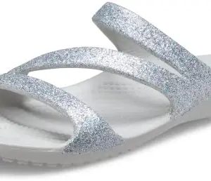 Crocs Women Silver Kadee Sandal 207315-040 W9