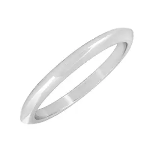 Memoir 316 L Pure Stainless Steel Thick and Heavy (108Gms) plain Kada bangle Men (KDMI8203) (2.12)