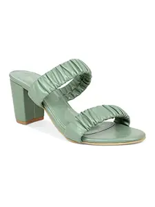 Inc.5 Shoes Women Fashion Heeled Sandal 100839_GREEN