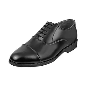 Mochi Mens Leather Black Oxford (Size (11 UK (45 EU))