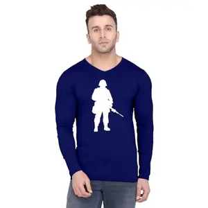 Men's Round Neck T-Shirt | Ideal for Gym, Sports, Casual Outings, or Lounge Wear - XX-Large Navy-XXL_353.