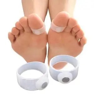 GMAcu Silicon Rubber Toe Ring Weight Loss Magnetic Toe Ring Set