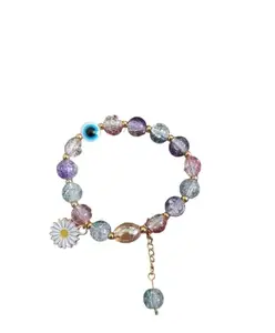 mixed crystal bead bracelet (S)