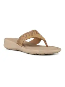 Inc.5 Womens Beige Casual Embellished Open toe Flat Sandals
