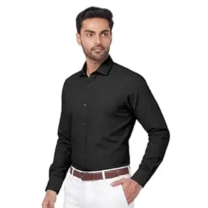 Manspire Men's Casual Shirt with Chest Pocket, Long Sleeve, Button-Down Collar | I_501