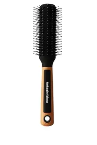 Soft Bristle Round Hair Brush for Men and Women | Anti-Static, Lightweight & Heat-Resistant | Styling Brush for Blow Drying & Smooth Finish