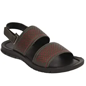 inblu Slip On Stylish Fashion Slipper/Sandal for men | Comfortable | Lightweight | Anti Skid | Casual Office Footwear (FO56_BLACK_41)