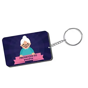 Family Shoping Mothers Day Gifts Promoted to Grandma Keychain Keyring for Home
