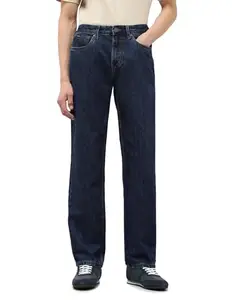 U.S. Polo Assn. Denim Co. Men's Shawn Relaxed Fit Blue Jeans (UDJEN1967_Dark Wash_40)