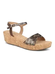 INC.5 Women Antique Printed Wedge Heels