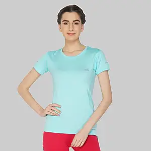Vector X VTDF-015-A-XXL Polyester T Shirt, XXL (Aqua)