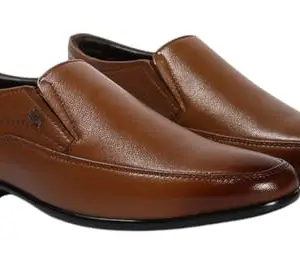 Lee Cooper Men's LC8288E Leather Formal Shoes_LC8288E_Tan_41