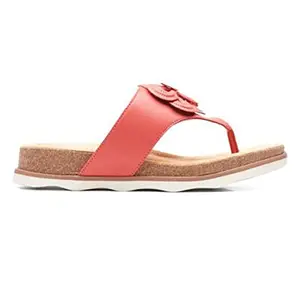 Clarks Brynn Style Bright Coral Lea, 7