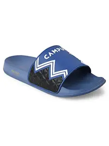 Campus Men's SL-427 MUNLIT BLU/BLK Sliders - 7UK/India SL-427